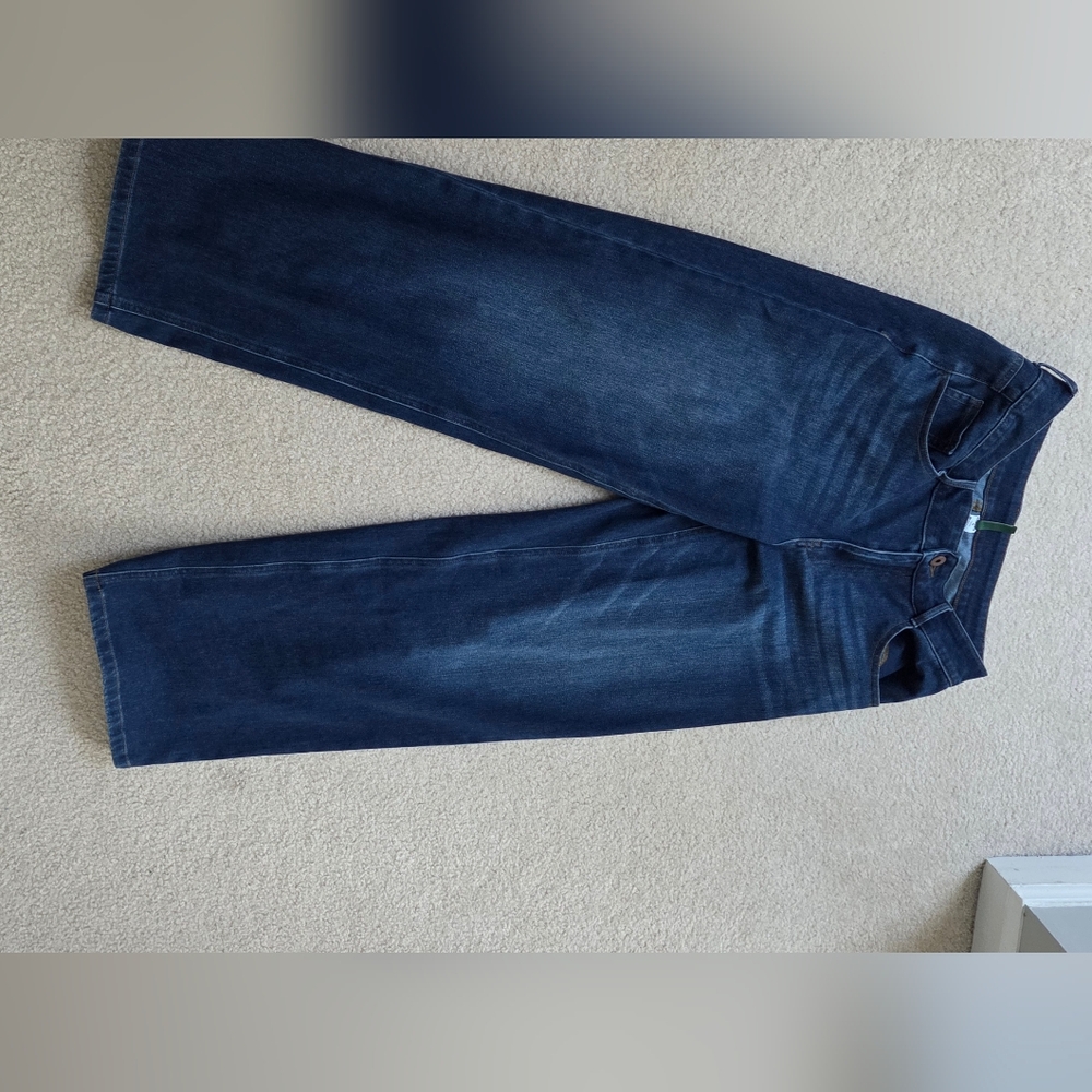 HALARA Women's Deep Blue Relaxed Jeans